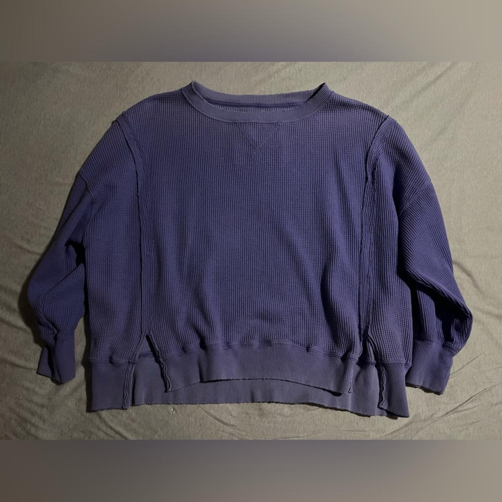 Aerie Waffle Knit Pullover